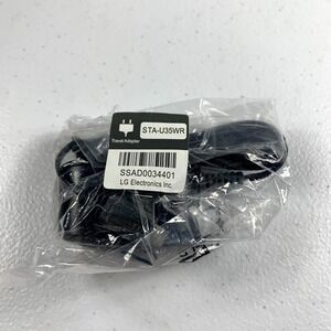 LG STA-U35WR Travel‎ Adapter Charger Power Supply Micro-USB 4.8V/0.4A - Black